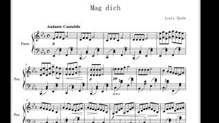 Composed Louis Ikeda Mag dich E flat major. piano Asato Ikeda