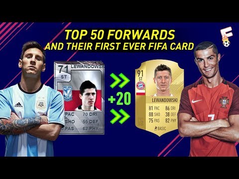 Top 50 Forwards and Their First Ever FIFA Card ⚽ Then and Now ⚽ Footchampion Video