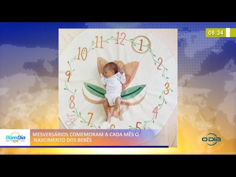 Mesversários comemoram a cada mês o nascimento dos bebês 14 04 2021