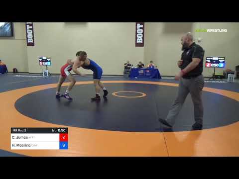 2018 Marine Corps US Open/UWW Junior Greco Roman 97 RR Rnd 3 - Casey Jumps (AFRTC) Vs. Hunter Moor