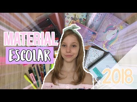 MEU MATERIAL ESCOLAR 2018