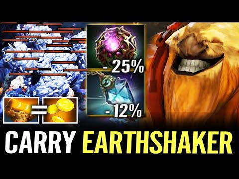 GOD Earthshaker -37% CD Spell Prism + Octarine Core — GODLIKE Offlane Dota 2 Pro
