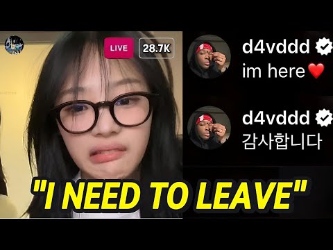 minji quickly ENDED live when her favorite artist joins...*embarrassed*