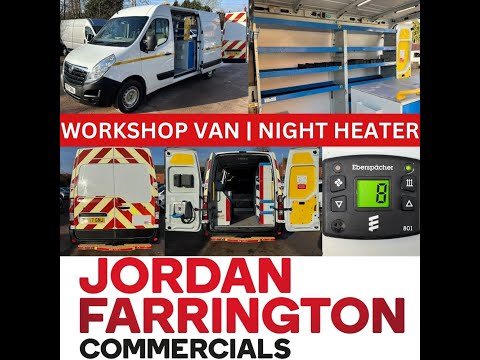 2018 67 Reg VAUXHALL MOVANO L2H2 WORKSHOP VAN EURO 6 DIRECT FROM SCOTTISH POWER - WALK AROUND