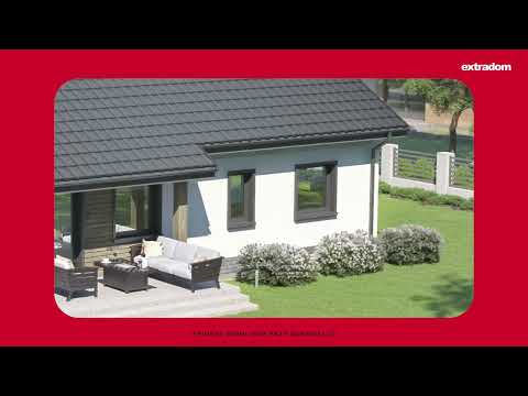 Projekt domu parterowego przy Bukowej 27: dom z garażem od Extradom.pl