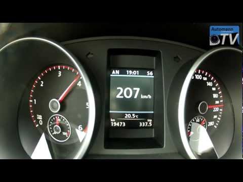 2012 Golf 6 GTD - 0-220 km/h acceleration (1080p FULL HD)