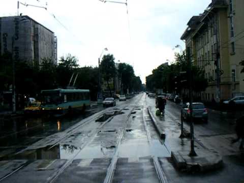 Cab view: linia 14 (Granitul - Piaţa Sfânta Vineri)