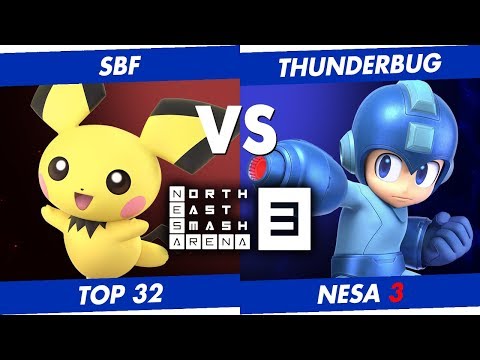 NESA 3 | Top 32 Losers R2 | SSM SBF (Pichu) vs Thunderbug (Megaman)