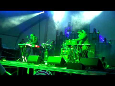 Bag Raiders at Snowball Music Festival 2012