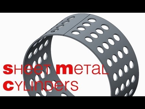 E21 CREO Parametric 2.0 Sheet Metal Cylinders