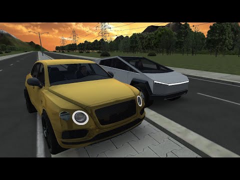 TESLA CYBERTRUCK DRAG RACE-REAL DRIVING SIM