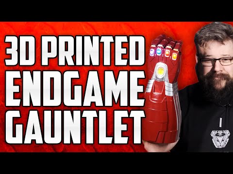 Make the 3D Printed Iron Man Infinity Gauntlet from Avengers Endgame