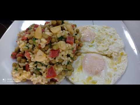 Arroz tres delicias a la española