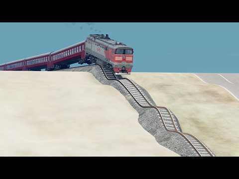 Trains vs Hill Climb Crashes 3 – BeamNG.drive | Modern BeamNG