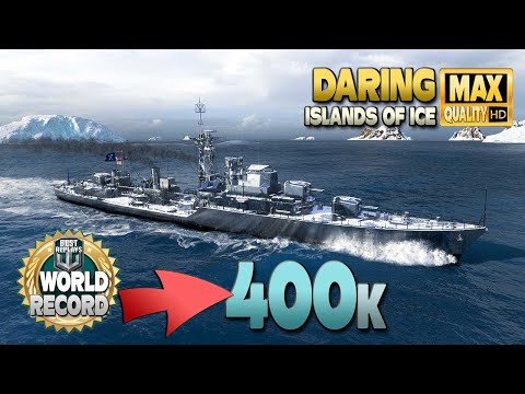 Destroyer Daring damage record - World of Warships