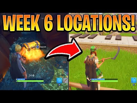 Fortnite ALL WEEK 6 CHALLENGES GUIDE! - SHEET MUSIC Locations, Secret Banner (Battle Royale Season 6