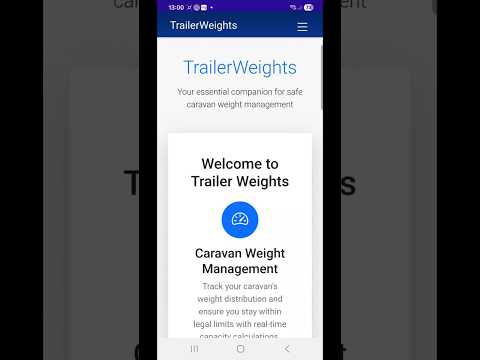 TrailerWeights - Caravan Load video thumbnail
