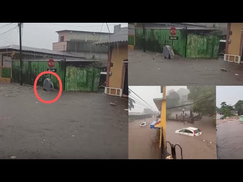 TRAGEDIA EN GUATEMALA 😱🇬🇹 INUNDACIONES Y DESBORDES DE RIOS POR LAS FUERTES LLUVIAS EN GUATEMALA 🚨🇬🇹