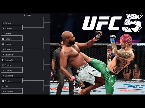 What if the UFC Had Pound 4 Pound Tournament? - UFC 5