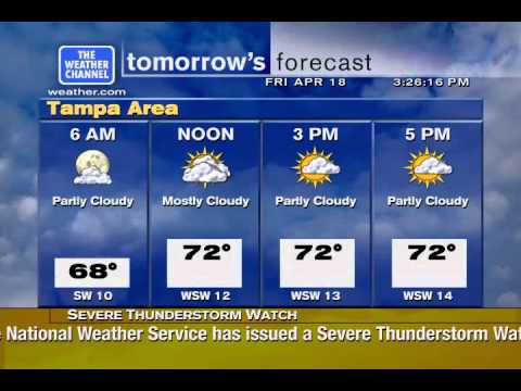 Severe Weather - Weather Star XL - April 18, 2014