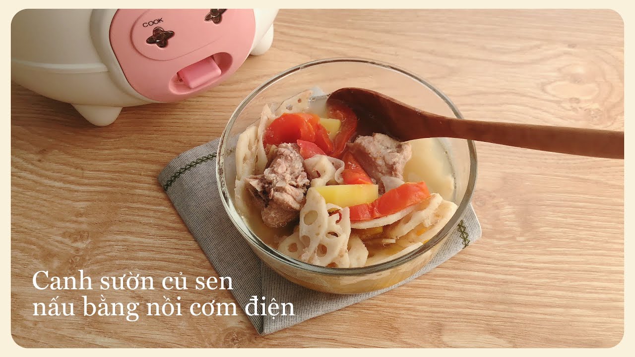 Hầm Xương Bằng Nồi Cơm điện