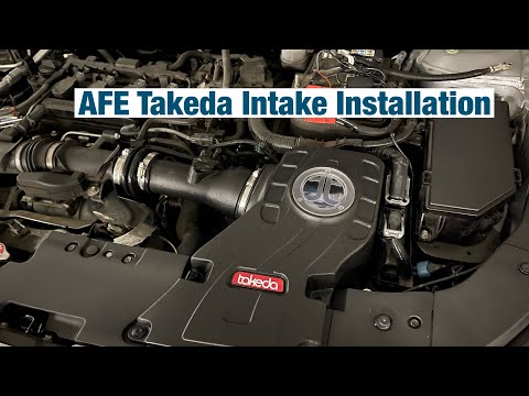 2018-2021 Honda Accord AFE Takeda Intake Installation