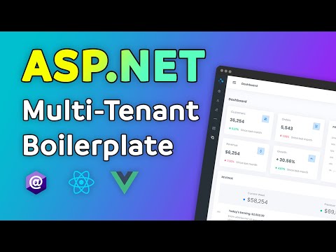 Nano ASP.NET Boilerplate | Multi-Tenant SaaS Template | Vue, React, Razor UI