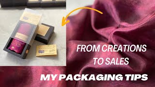 My Packaging Tips Share: Turning Silk Scarves into Branded Products for Retail Sale