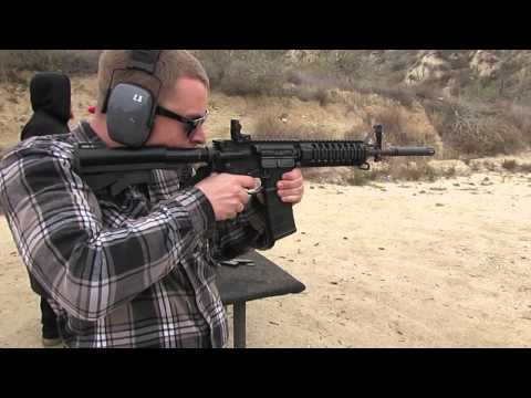 Range Test of  Modified Pre-Ban AR 15, First time out.