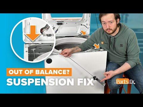 Washer Out Of Balance? Replace the Suspension Rods to Fix Your Unbalanced Whirlpool Maytag Washer