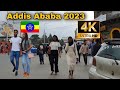Piassa to 4Kilo , Addis Ababa Walking Tour 2023