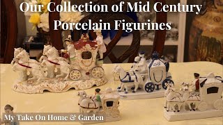 My Vintage Mid Century Victorian Style Porcelain Figurines Collection!!