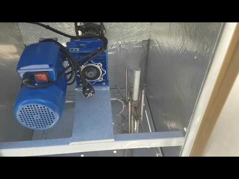 Tournebroche professionnel modèle ouvert - robuste, fiable, simple d'usage - Guinet, acier galvanisé, 48 poulets, remorque homologuée_7