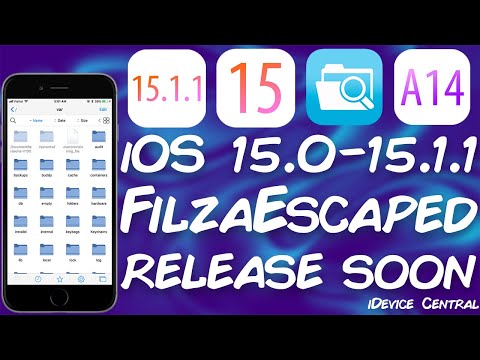 iOS 15.0 - 15.1.1 FilzaEscaped15 ACHIEVED & RELEASE Soon! Tweak Your Phone Without Jailbreak