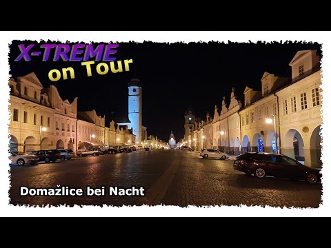Domažlice: Einmal durch die Stadt bei Nacht wandern (CZ)