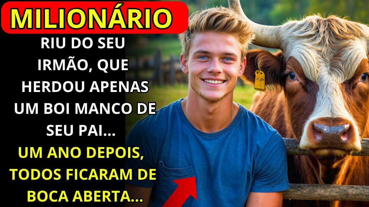 UM MILIONÁRIO RIU DE SEU IRMÃO, QUE HERDOU APENAS UM BOI MANCO DE SEU PAI... MAS UM ANO DEPOIS...
