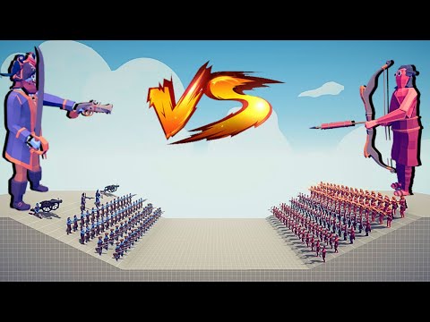 100X ALL RANGED UNITS vs 100X PIRATE ARMY - Totally Accurate Battle Simulator TABS