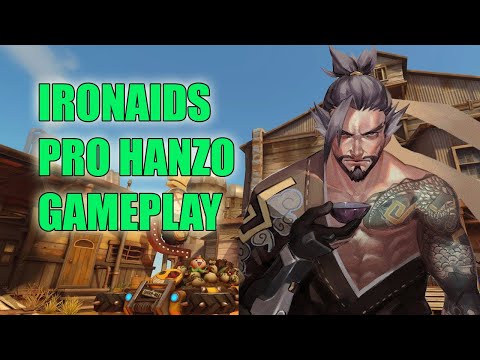 IRONAIDS PRO HANZO GAMEPLAY OVERWATCH SEASON 24