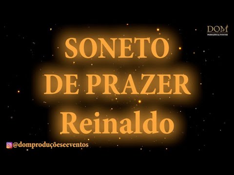 Samba-Okê - Reinaldo - Soneto de Prazer - Karaokê