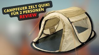 CampFeuer Zelt Quiki für 2 Personen - Gut und günstiges Wurfzelt | Pop Up Zelt?