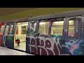 Oldest Metro Trains In Europe Communist Era Astra IVA Trains In Bucharest Metro