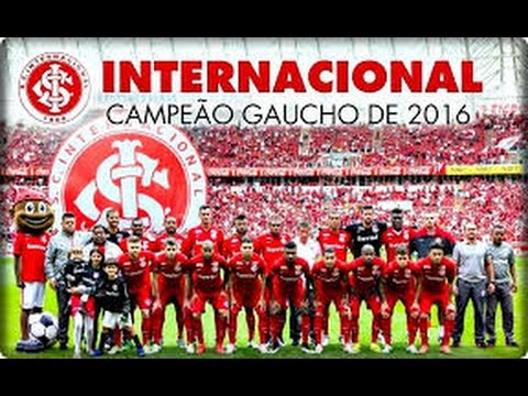 Cerimônia de entrega da taça pro Inter Hexa campeão gaúcho 2016