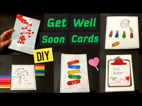 Cute and easy get well soon cards - 155