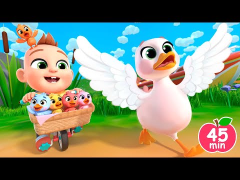 Finger Family Five Little Ducks + MORE Lalafun Nursery Rhymes & Kids Songs