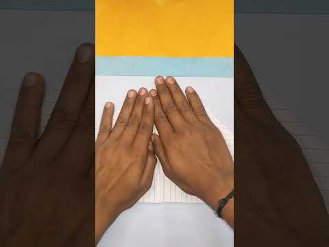 How to make  notebook new paper jet best Longest flying  airplane, world record paper plane #shorts