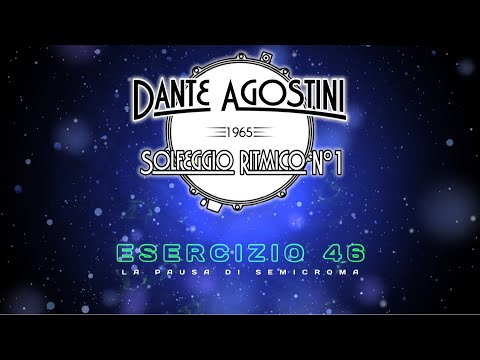 Dante Agostini - Solfeggio Ritmico N°1 - Esercizio 46