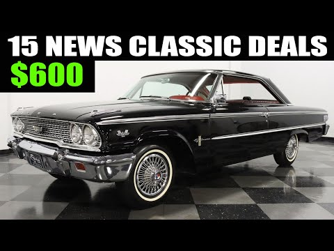 15 Cheap classic cars for sale by owner. Priced at $600 to $22,000