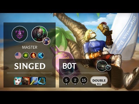 Singed Bot vs Tahm Kench - NA Master Patch 10.3