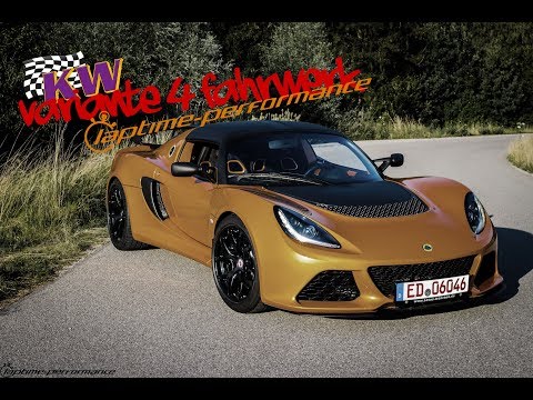 Best suspension for your LOTUS Exige ?! KW Variant 4 by Laptime-Performance