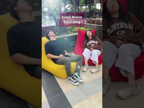 Gambar Soleil Bravo Bean Bag 90x60x87 cm - Merah